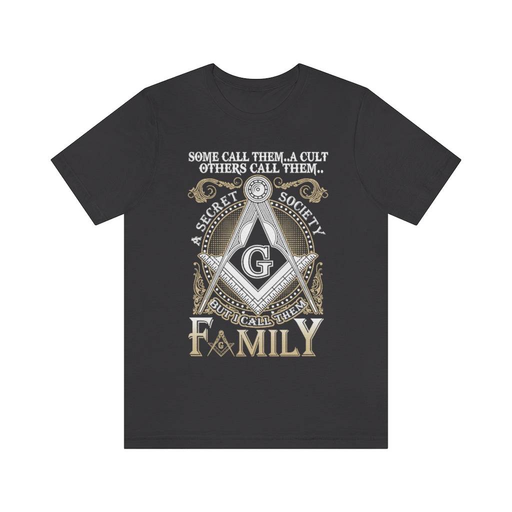 Masonic T-Shirt - I Call Them Family - Bricks Masons
