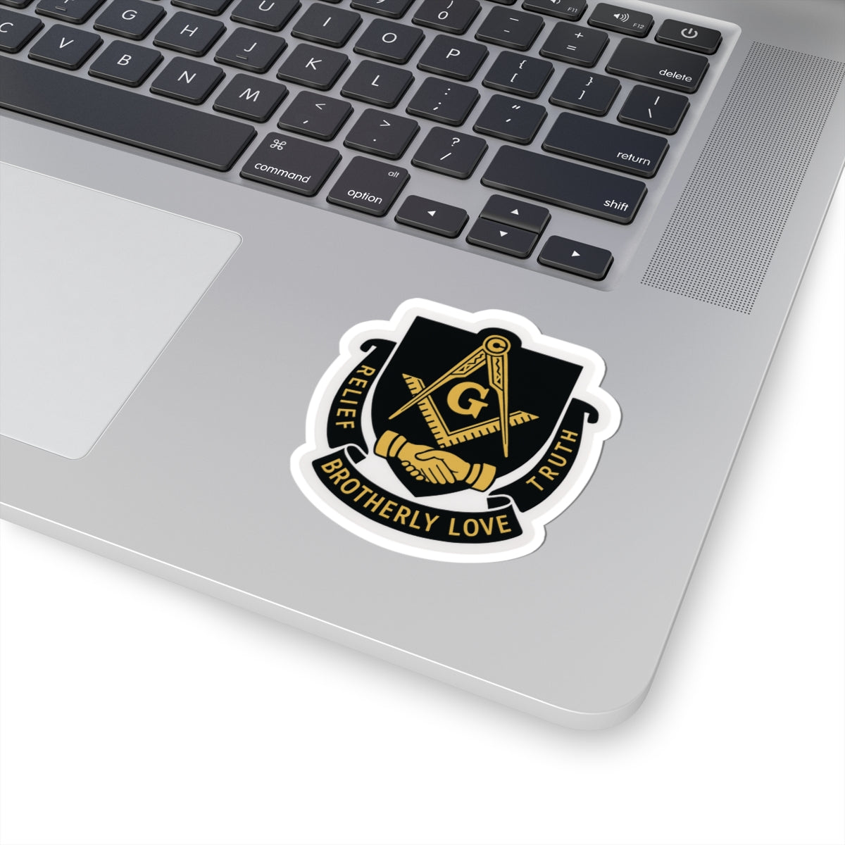 Master Mason Blue Lodge Sticker Decal - Relief Brotherly Love Truth - Bricks Masons