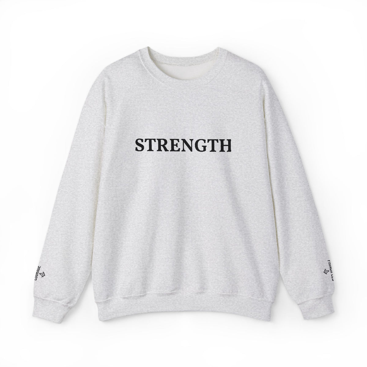 Master Mason Blue Lodge Sweatshirt - Strength Front & Sleeves Embroidery - Bricks Masons