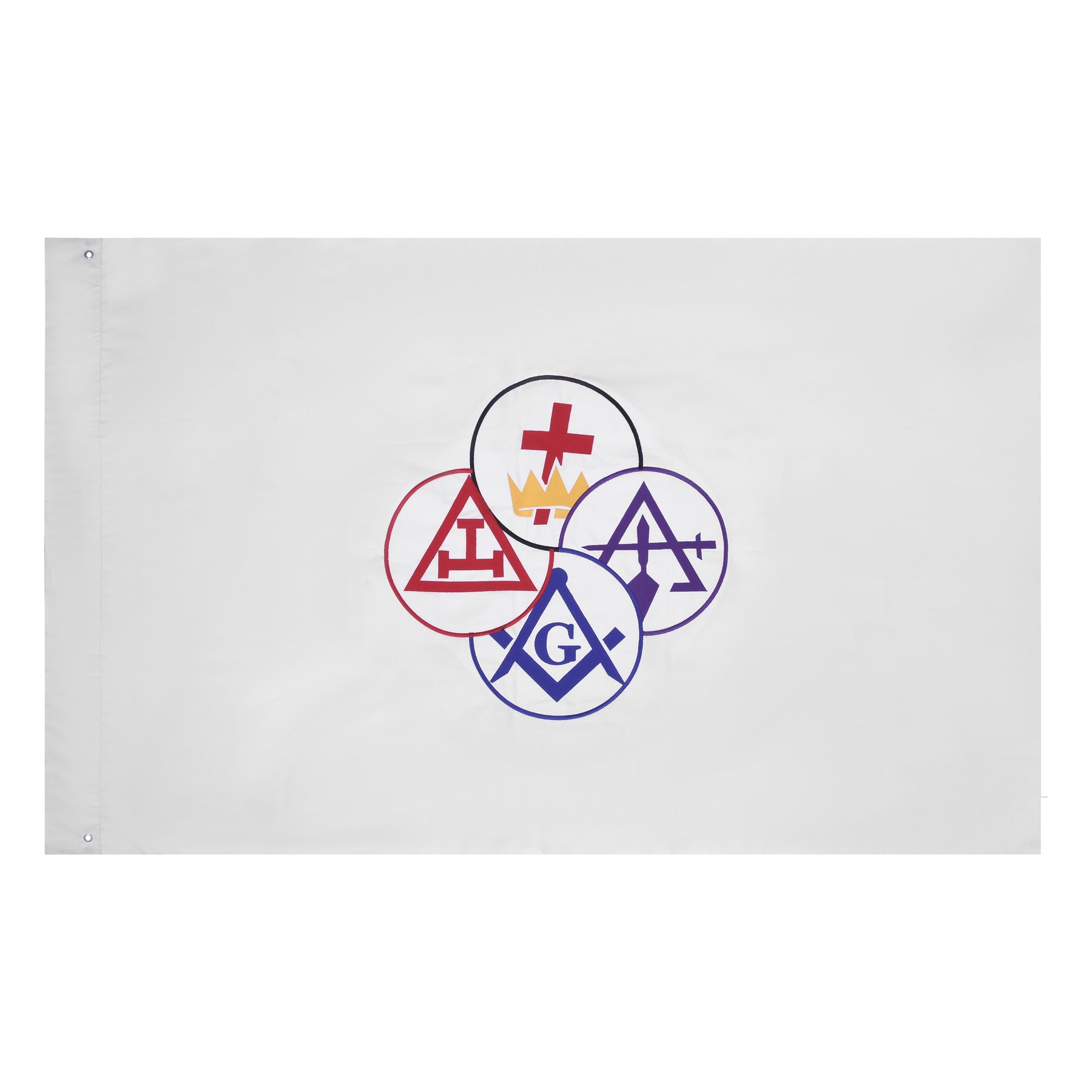 York Rite Flag - Printed Emblems - Bricks Masons