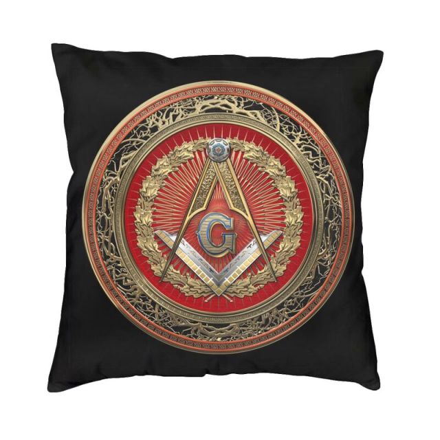 Master Mason Blue Lodge Pillowcase - Multiple Styles Decorative - Bricks Masons