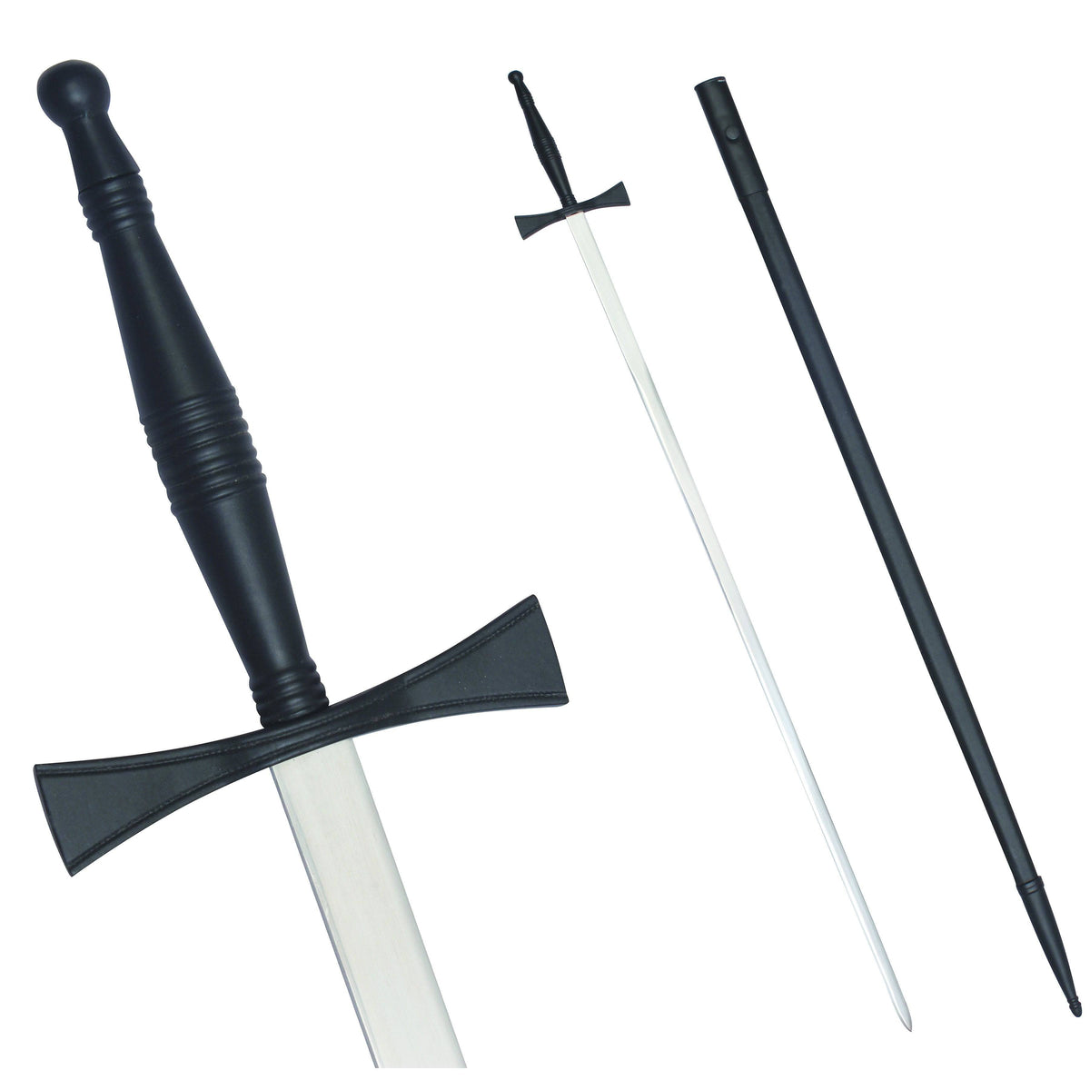 Universal Sword - Black Hilt and Black Scabbard - Bricks Masons