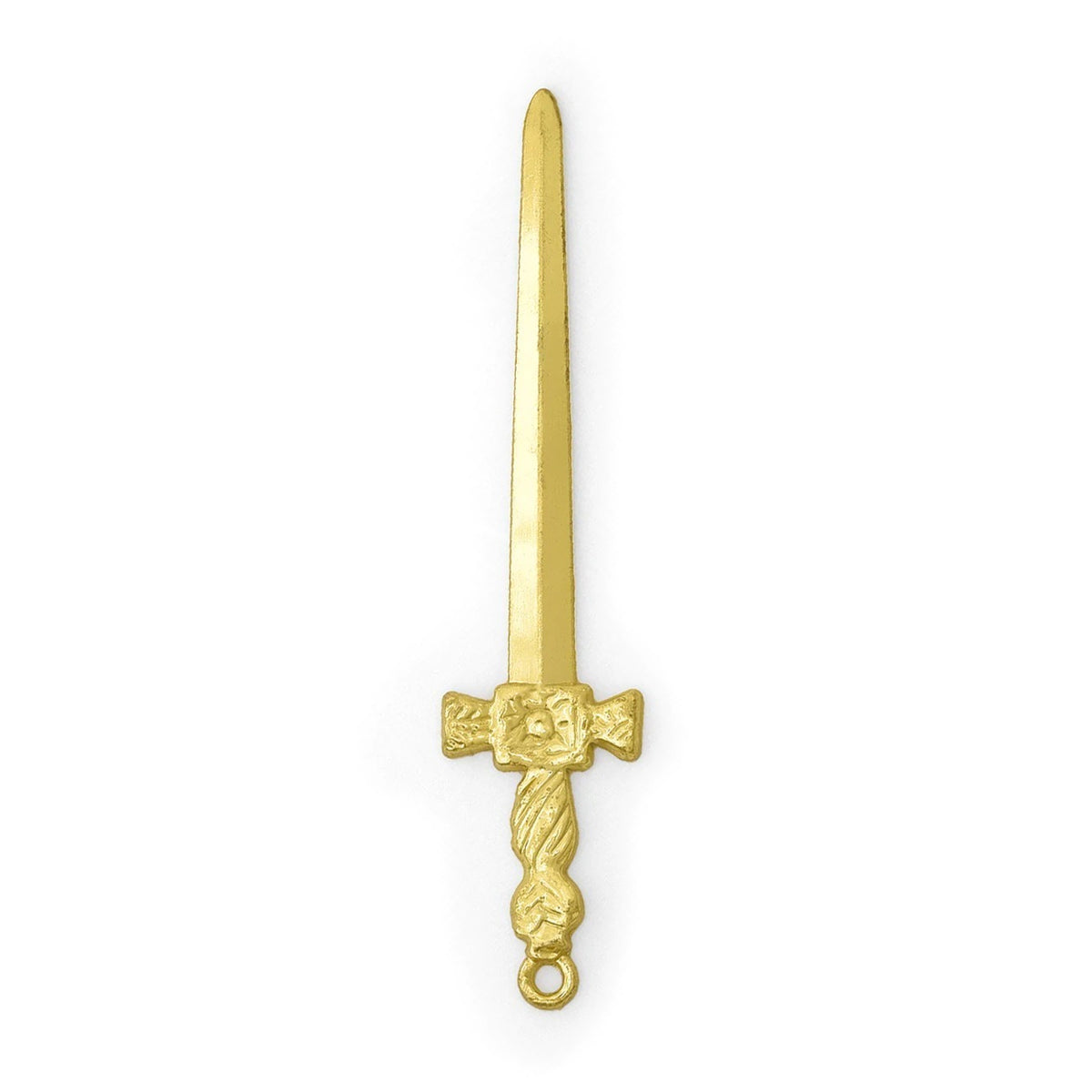 Tyler Blue Lodge / Rose Croix Scottish Rite Officer Collar Jewel - Gold Plated - Bricks Masons