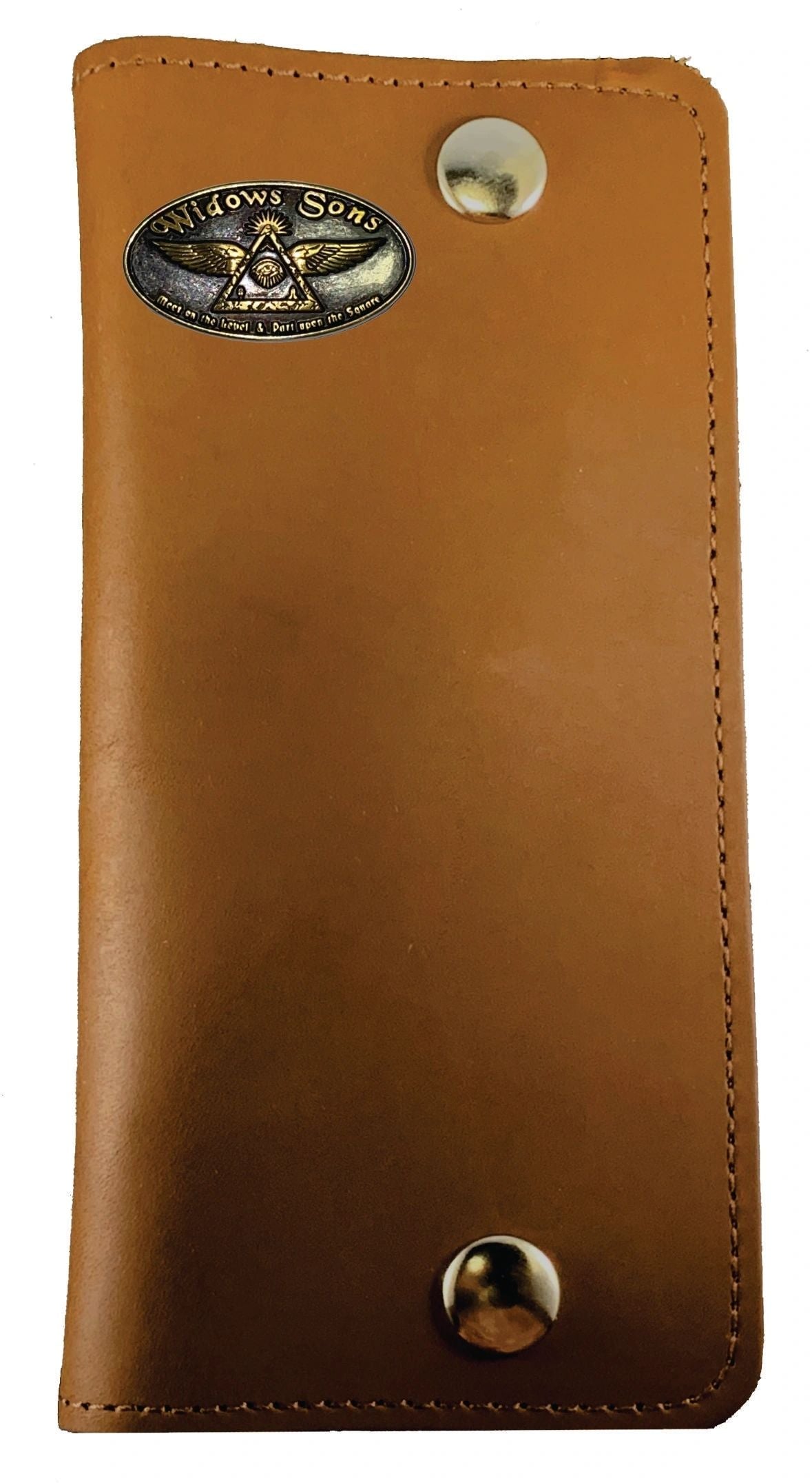 Widows Sons Wallet - Long Brown With Chain