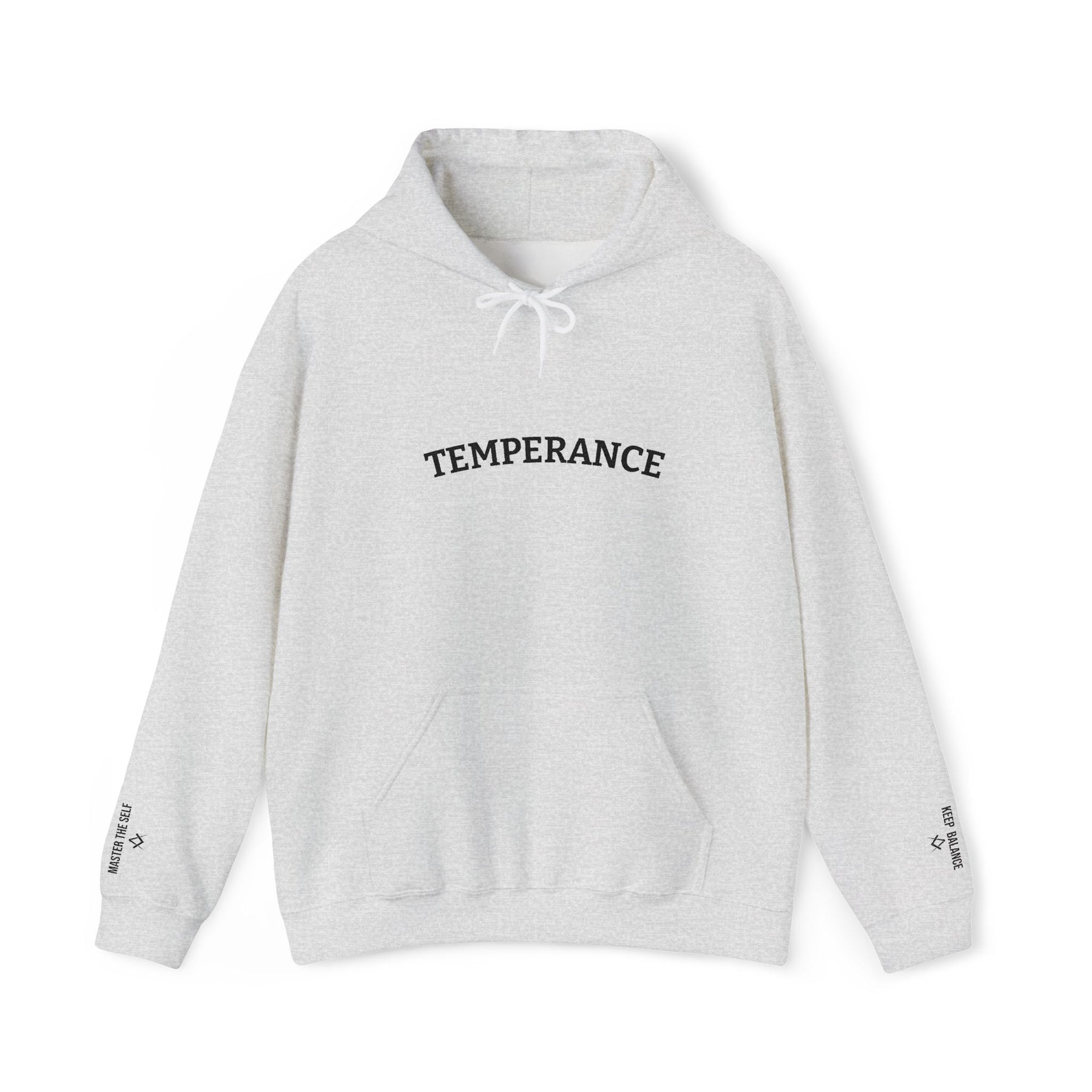 Entered Apprentice Blue Lodge Hoodie - Temperance Front & Sleeves Embroidery - Bricks Masons