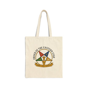 OES Tote Bag - Cotton Light, Love, Loyalty - Bricks Masons