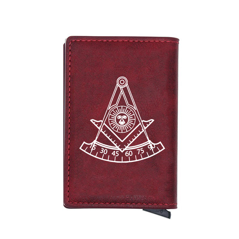 Past Master Blue Lodge California Regulation Wallet - Various Colors - Bricks Masons