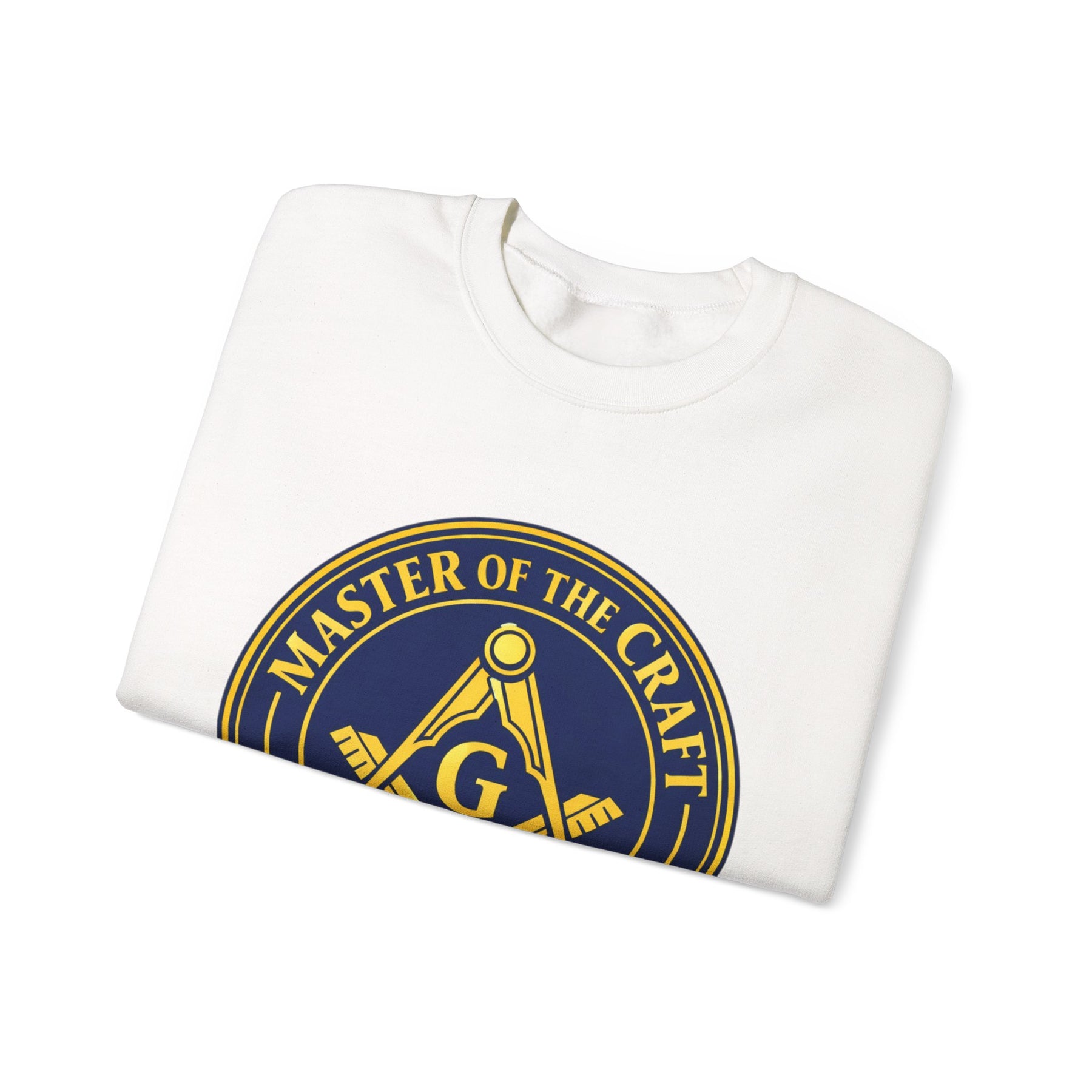 Master Mason Blue Lodge Sweatshirt - Square & Compasses with G Master of The Craft - Bricks Masons