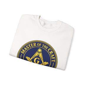 Master Mason Blue Lodge Sweatshirt - Square & Compasses with G Master of The Craft - Bricks Masons