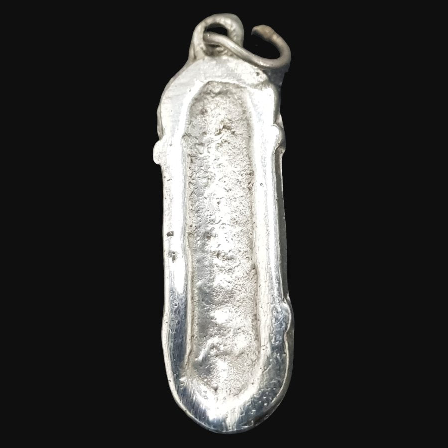 Mezuzah Pendant Scriptures In Silver 2.7 X 1.5 Cm 5 Gr Art 1076 - Bricks Masons