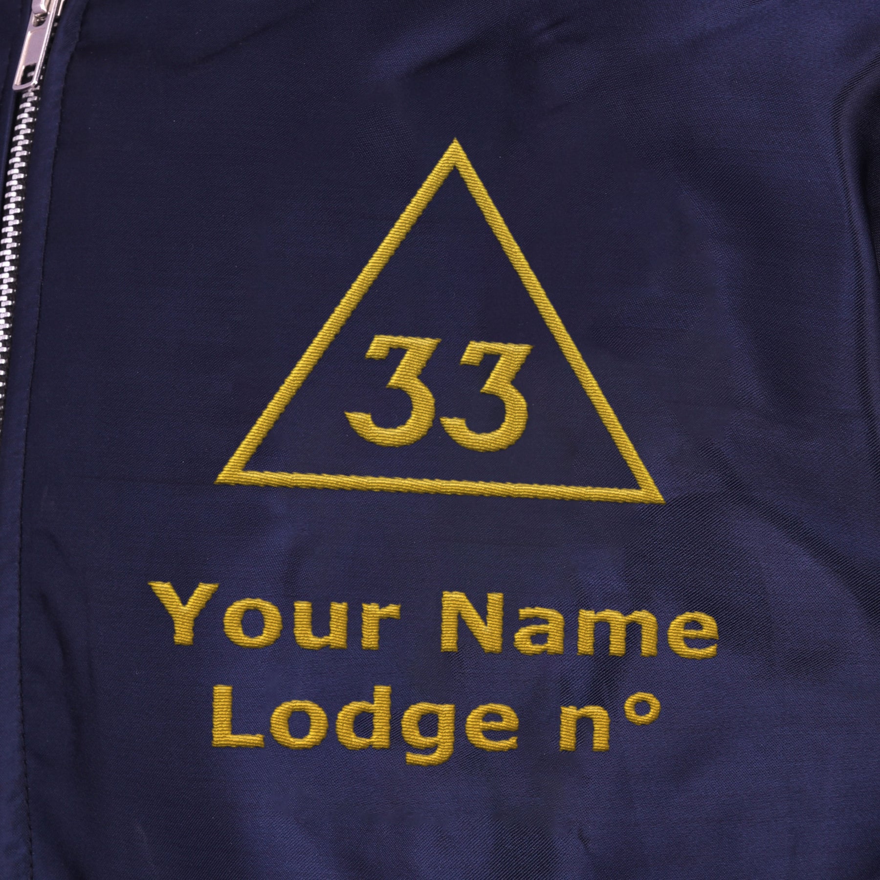 33rd Degree Scottish Rite Jacket - Blue Color With Gold Embroidery - Bricks Masons