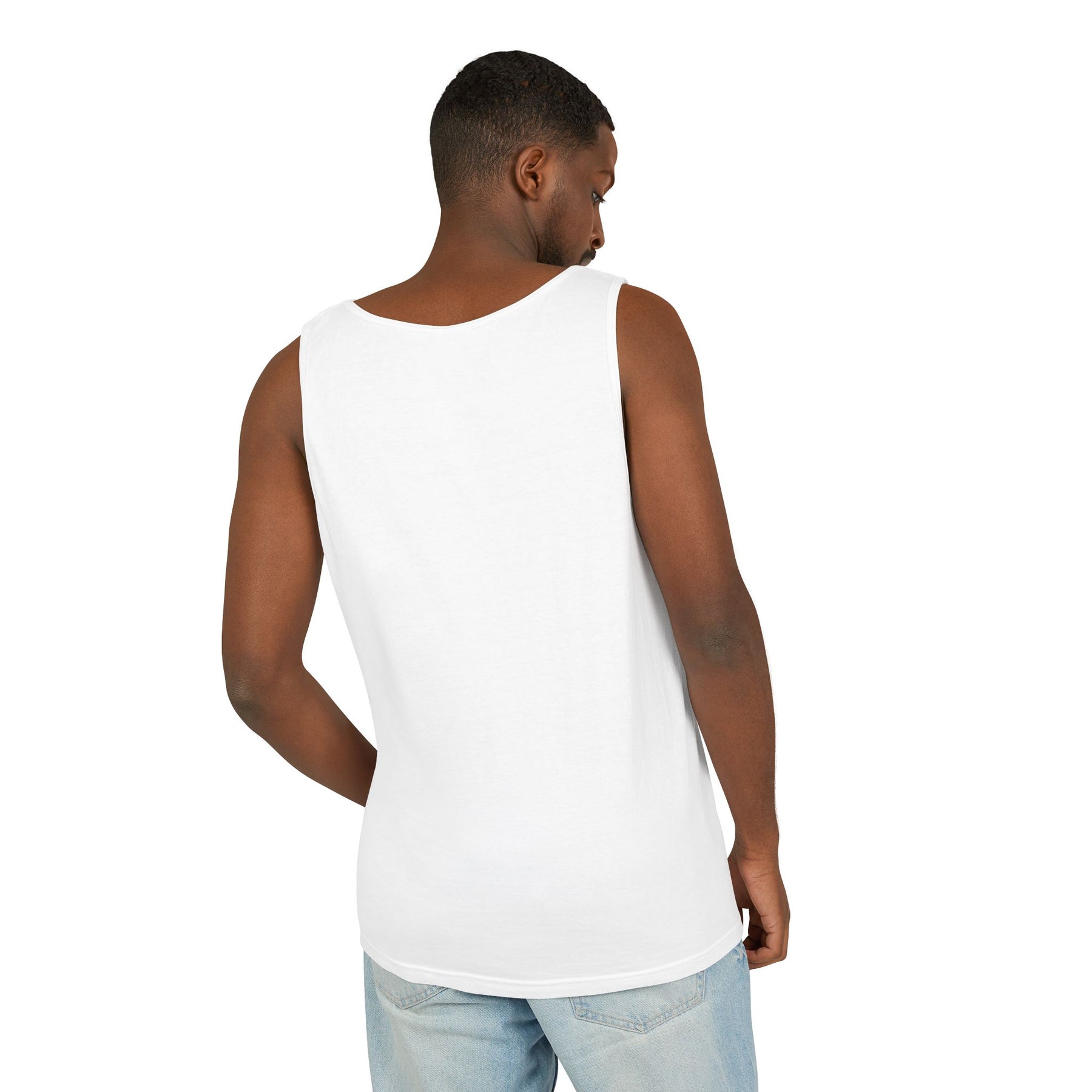 Past Master Blue Lodge Tank Top - Garment-Dyed Compass With Sun & Quadrant - Bricks Masons