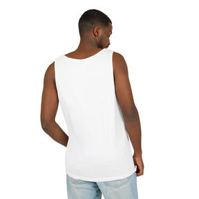 Past Master Blue Lodge Tank Top - Garment-Dyed Compass With Sun & Quadrant - Bricks Masons