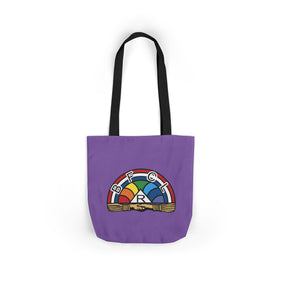 International Order of The Rainbow For Girls Tote Bag - Colorful Polyester - Bricks Masons