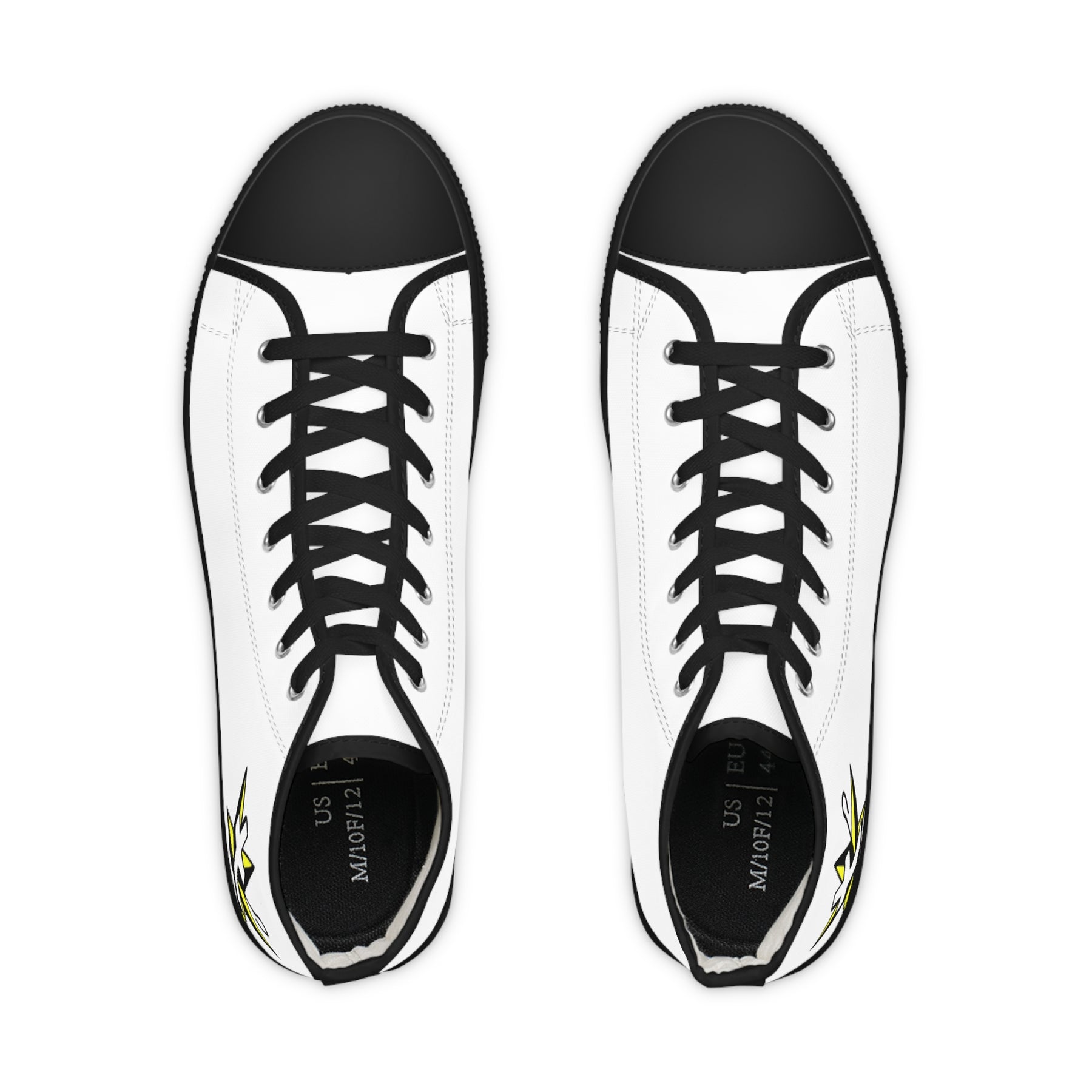 The Order of the White Shrine of Jerusalem Sneaker - High Top Black & White - Bricks Masons