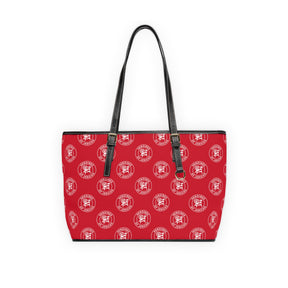 Heroines of Jericho Handbag - Red PU Leather With Ample Interior - Bricks Masons