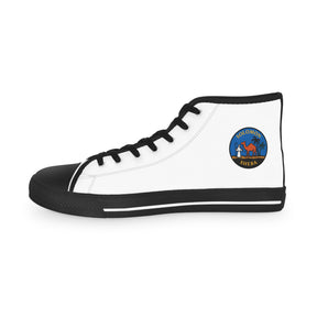 Queen of the South Sneaker - High Top Black & White - Bricks Masons