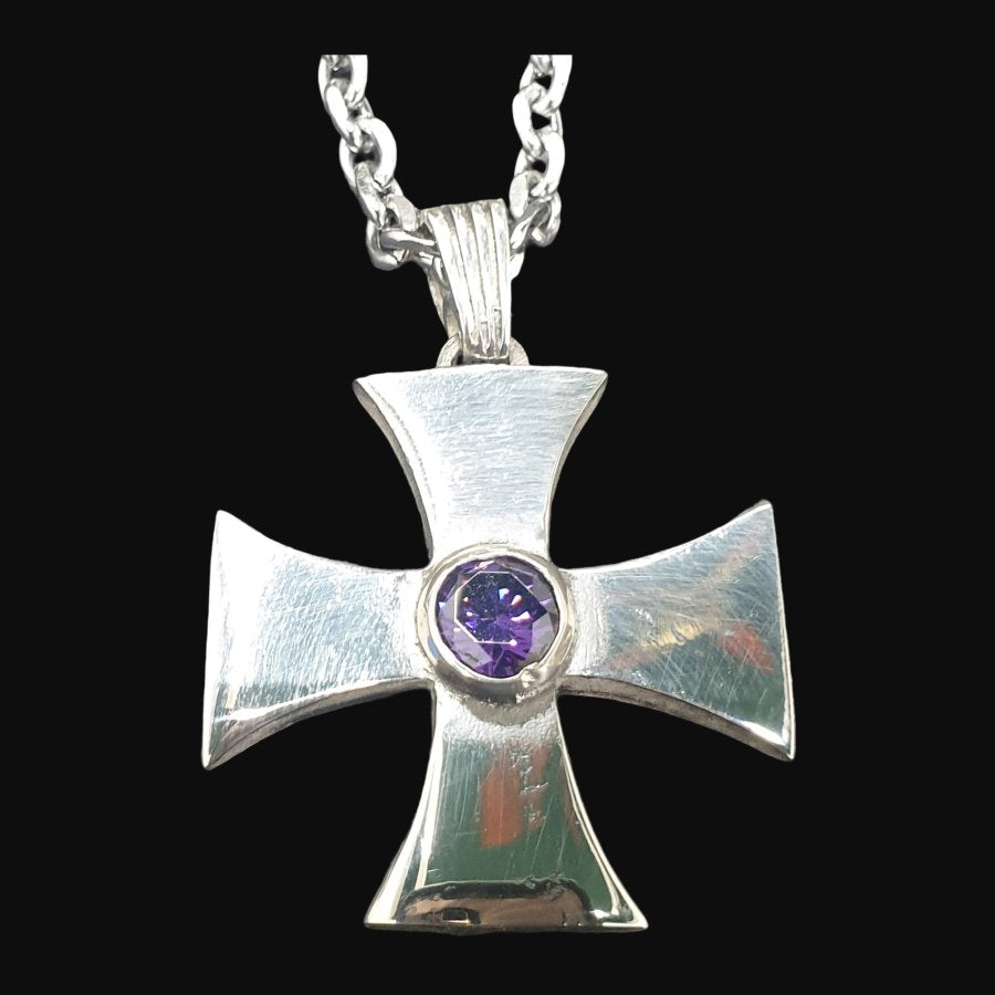 Maltese Templar Cross in Silver 4 x 3 cm 10 g Art 298 - Bricks Masons