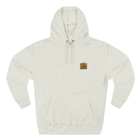 Master Mason Blue Lodge Hoodie - Three-Panel Fleece Signature Chest Stitch - Bricks Masons
