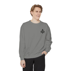 Master Mason Blue Lodge Sweatshirt - Classic Square & Compass Look - Bricks Masons