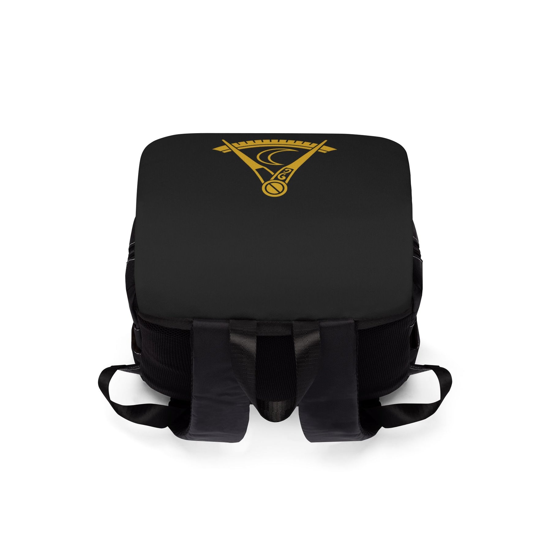 District Deputy Grand Master Blue Lodge Backpack - Black & Gold Resistant Fabric - Bricks Masons