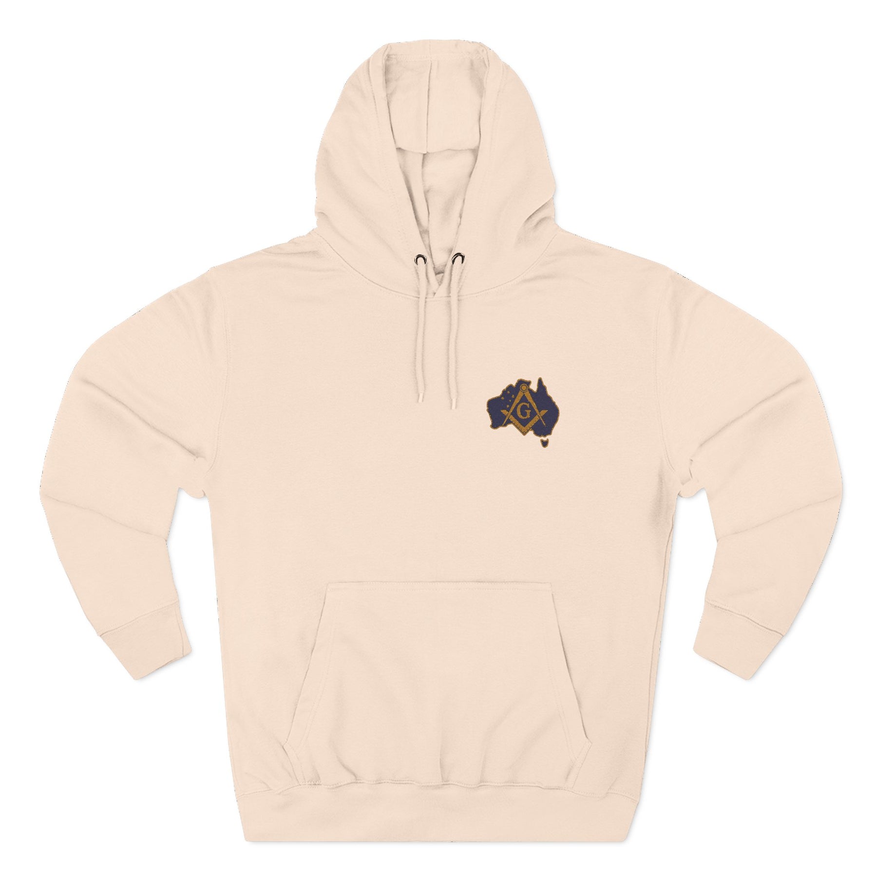 Master Mason Blue Lodge Australia Jurisdiction Hoodie - Signature Front Detail - Bricks Masons