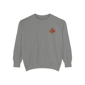 Master Mason Blue Lodge Canada Jurisdiction Sweatshirt - Maple Leaf & Golden S&C - Bricks Masons