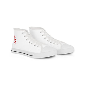 Red Branch of Eri Sneaker - High Top Black & White Red Branch - Bricks Masons