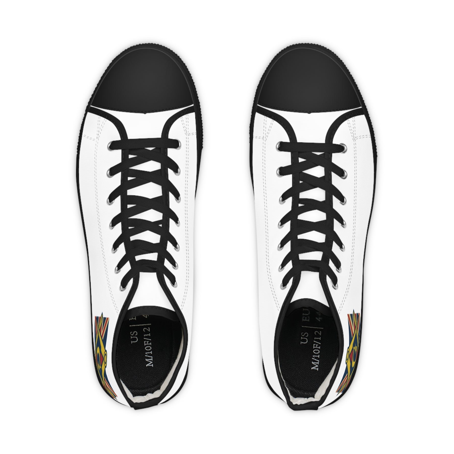 Master Mason Craft Sneaker - High Top Black & White S&C G - Bricks Masons