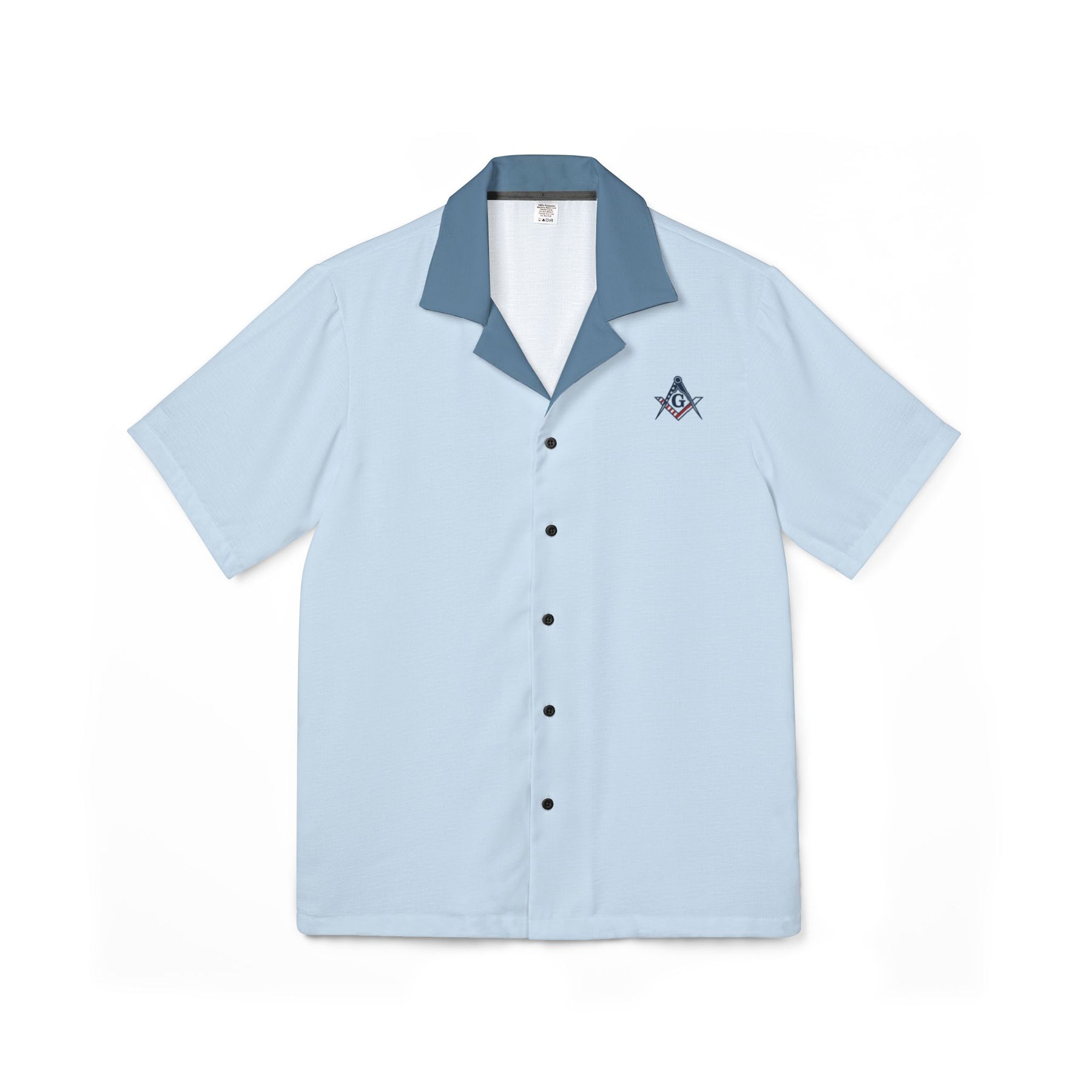 Men's Hawaiian Camp Shirt (AOP) - Bricks Masons