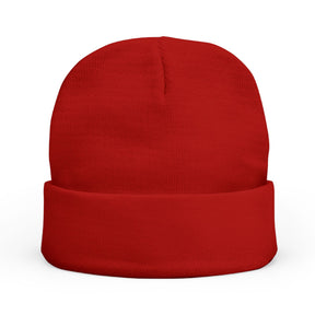 Red Cross of Constantine Beanie - Knit Embroidery Emblem - Bricks Masons