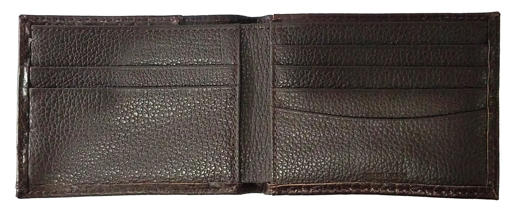 Widows Sons Wallet - Chocolate Hair Inlay Bi-fold Brown