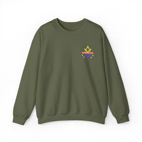 National Sojourners Sweatshirt - Embroidered Crewneck Style - Bricks Masons