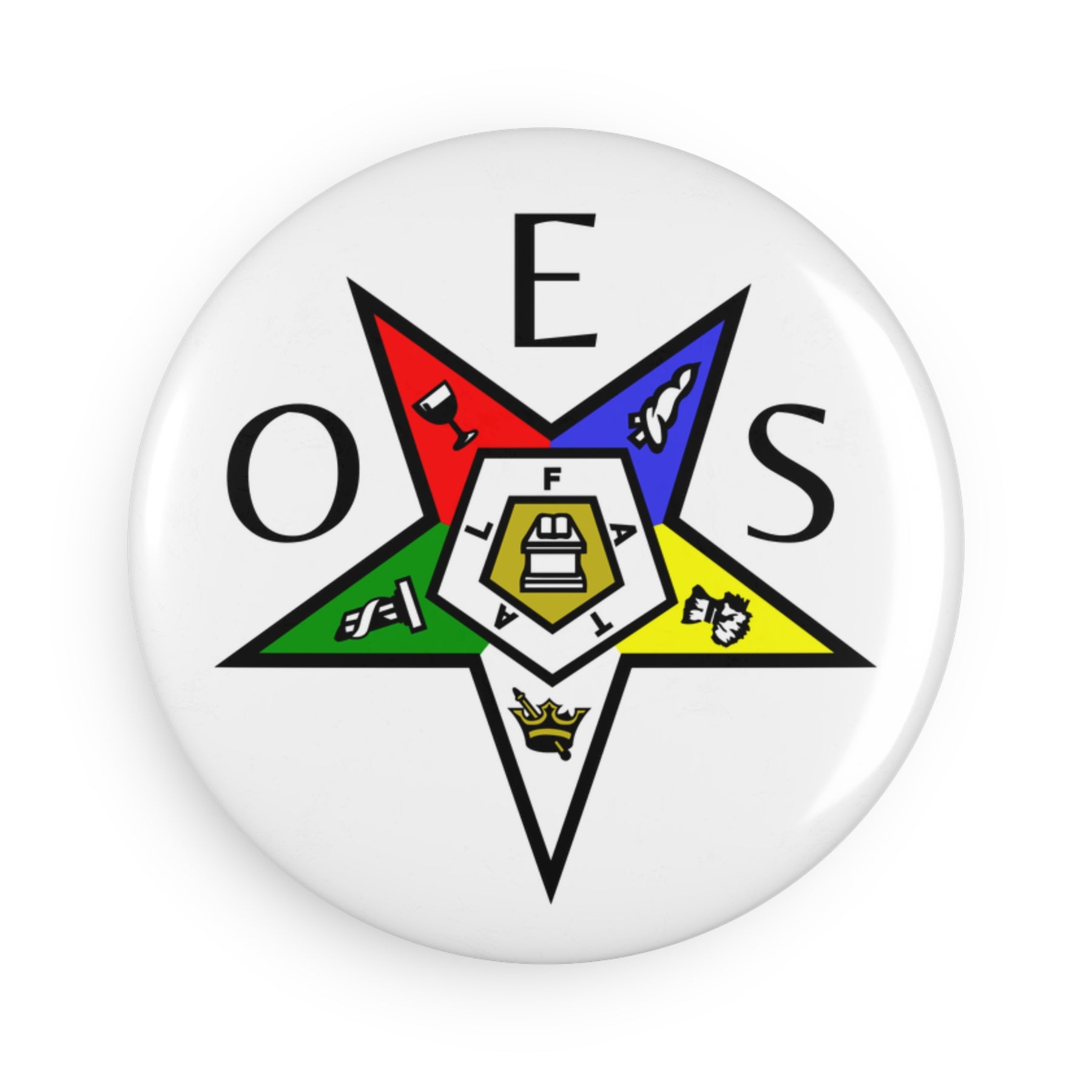 Master Mason Blue Lodge Magnet - Decorative Refrigerator - Bricks Masons