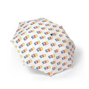 OES Umbrella - All-over OES lettering design - Bricks Masons