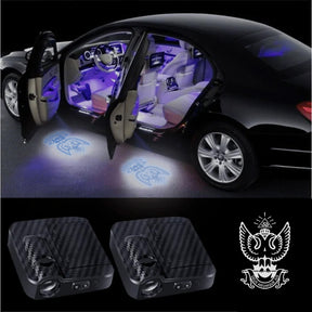 33rd Degree Scottish Rite Car Door Light Projector - Customizable Wireless LED Wings Up - Bricks Masons