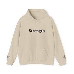 Master Mason Blue Lodge Hoodie - Strength Front & Sleeves Embroidery - Bricks Masons