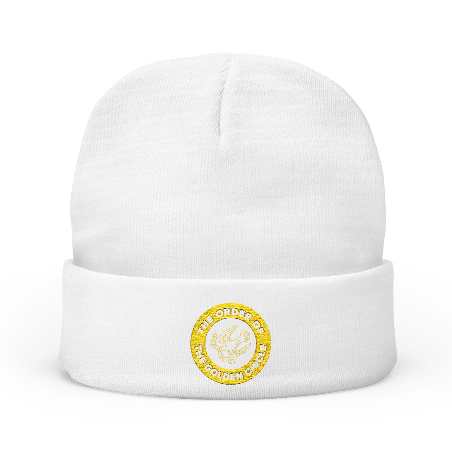Order of the Golden Circle Beanie - Knit Embroidery Emblem - Bricks Masons