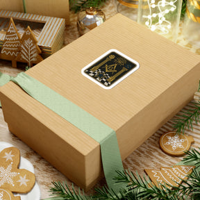 Master Mason Blue Lodge Sticker Decal - Kiss-Cut The Tracing Board S & C - Bricks Masons