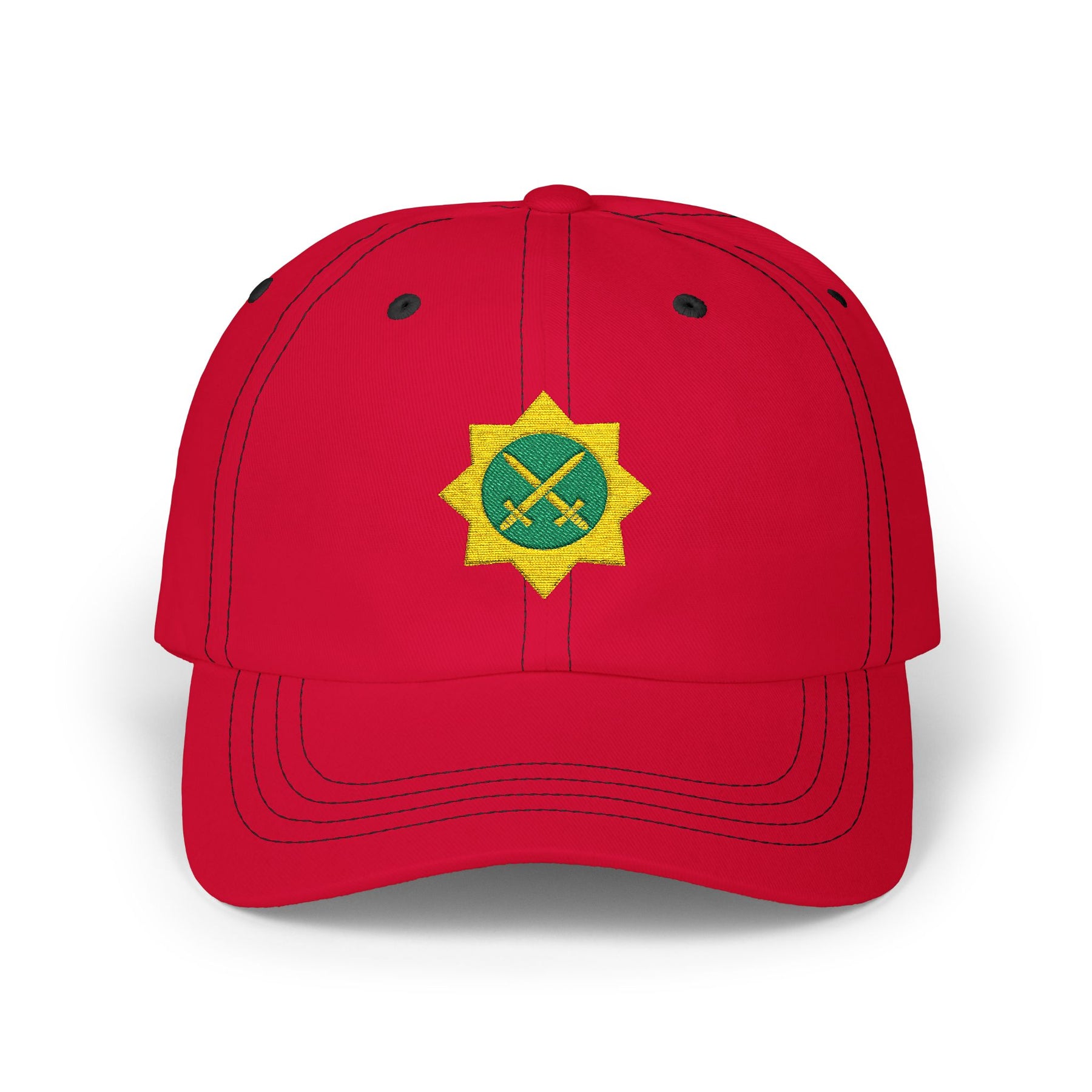 Red Cross of Babylone Baseball Cap - Cotton Various Colors - Bricks Masons