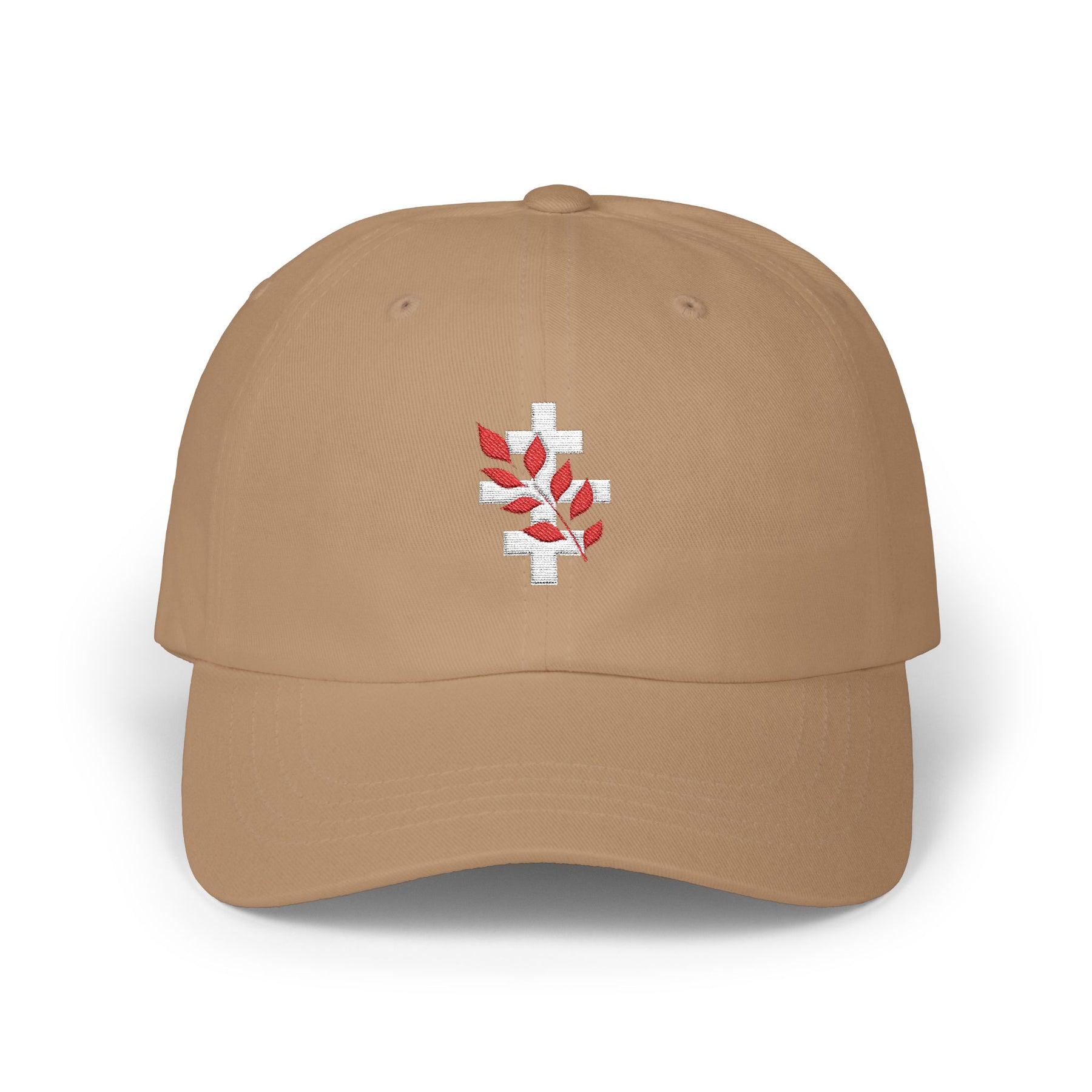 Red Branch of Eri Baseball Cap - Cotton red & White Emblem Various Colors - Bricks Masons