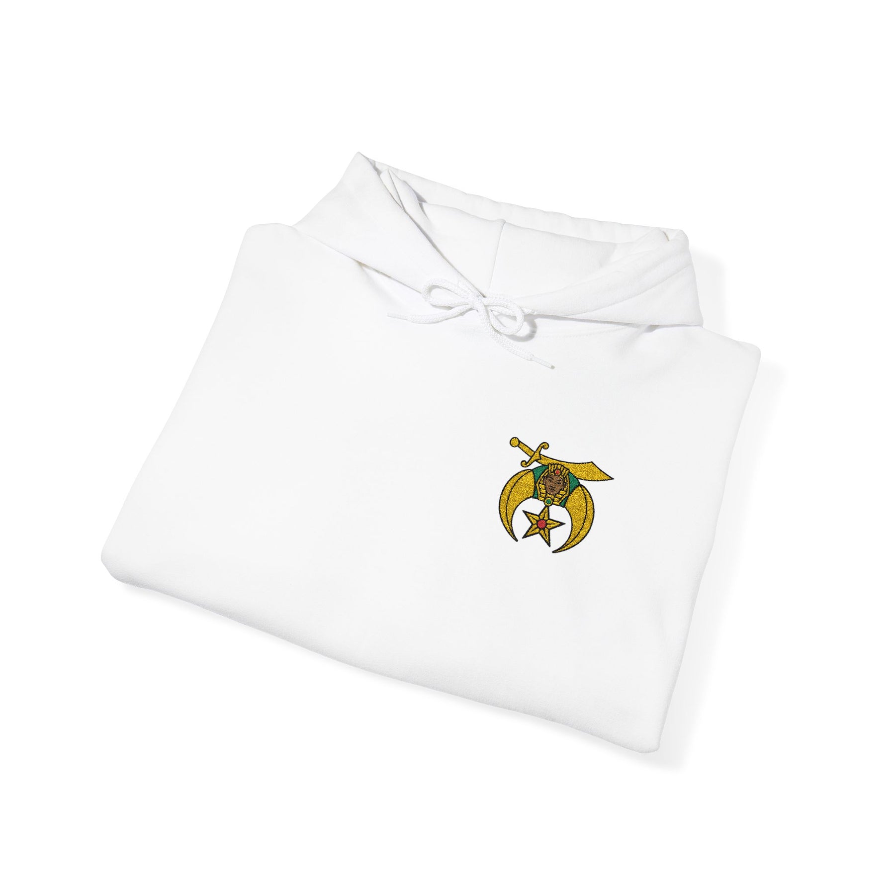 Daughters of Sphinx Hoodie - Soft Cotton Poly Blend Embroidered Front Design - Bricks Masons