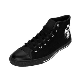 33rd Degree Scottish Rite Sneaker - Wings Down High-top Black & White