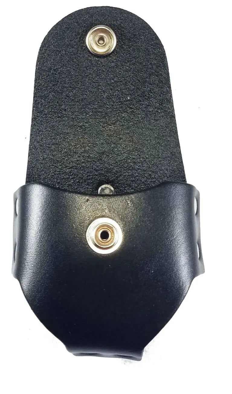 Widows Sons Snuff Can Holder - Genuine Leather & Belt Loop With Rivets