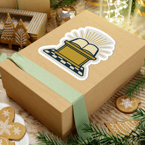 Master Mason Blue Lodge Sticker Decal - Kiss-Cut Colorful - Bricks Masons