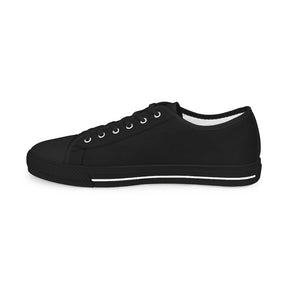 33rd Degree Scottish Rite Sneaker - Wings Down Low Top Black & White