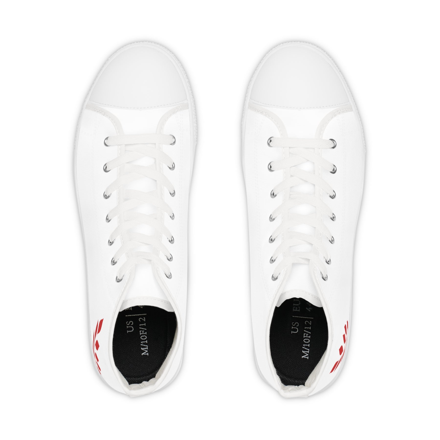 Red Branch of Eri Sneaker - High Top Black & White Red Branch - Bricks Masons