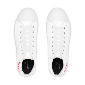 Red Branch of Eri Sneaker - High Top Black & White Red Branch - Bricks Masons