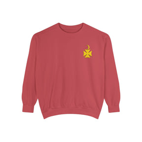 Knights of Constantinople Sweatshirt - Left Chest Embroidered Badge - Bricks Masons