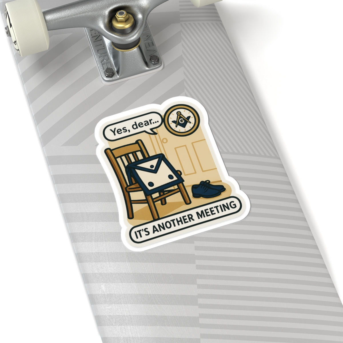 Master Mason Blue Lodge Sticker Decal - Kiss-Cut Colorful - Bricks Masons